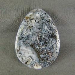 Graveyard Point Plume Agate Cabochon