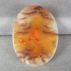 Graveyard Point Plume Agate Cabochon