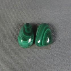 Malachite Cabochon PAIR