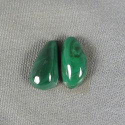 Malachite Cabochon PAIR