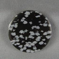 Snowflake Obsidian ROUND Cabochon