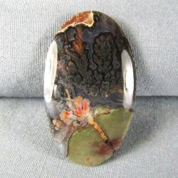 Priday Plume Agate Cabochon