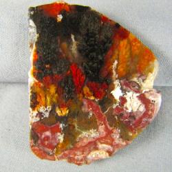 Priday Plume Agate SLAB DISPLAY POLISHED