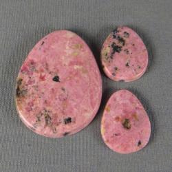 Rhodonite Cabochon SET