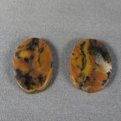 Tiger Tail Jasper Cabochon PAIR