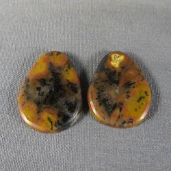 Tiger Tail Jasper Cabochon PAIR