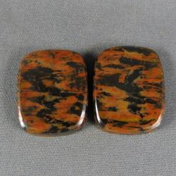 Tiger Tail Jasper Cabochon PAIR
